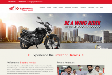 Saphire Honda Two Wheeler